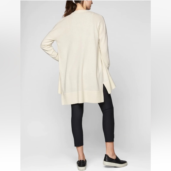 Athleta Cashmere Wool Blend Bream Cardigan Sweater Duster - Picture 3 of 10
